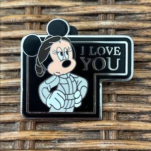 WALT DISNEY WORLD x STAR WARS 2011 Minnie Mouse as Princess Leia  Pin